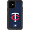MLB Minnesota Twins - Solid Distressed iPhone 12 Waterproof Case