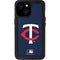 MLB Minnesota Twins - Solid Distressed iPhone 13 Mini Waterproof Case
