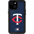 MLB Minnesota Twins - Solid Distressed iPhone 13 Mini Waterproof Case