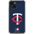 MLB Minnesota Twins - Solid Distressed iPhone 15 Plus Clear Case