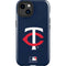 MLB Minnesota Twins - Solid Distressed iPhone 15 Plus Impact Case