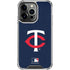 MLB Minnesota Twins - Solid Distressed iPhone 14 Pro Clear Case