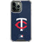 MLB Minnesota Twins - Solid Distressed iPhone 15 Pro Max Clear Case