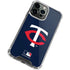 MLB Minnesota Twins - Solid Distressed iPhone 15 Pro Max Clear Case