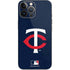 MLB Minnesota Twins - Solid Distressed iPhone 14 Pro Max Skin