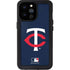 MLB Minnesota Twins - Solid Distressed iPhone 14 Pro Max Waterproof Case