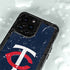 MLB Minnesota Twins - Solid Distressed iPhone 14 Pro Max Waterproof Case
