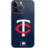 MLB Minnesota Twins - Solid Distressed iPhone 15 Pro Skin