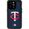 MLB Minnesota Twins - Solid Distressed iPhone 14 Pro Waterproof Case