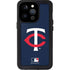 MLB Minnesota Twins - Solid Distressed iPhone 14 Pro Waterproof Case