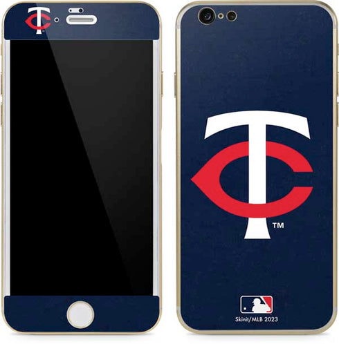 MLB Minnesota Twins - Solid Distressed iPhone 6/6s Skin