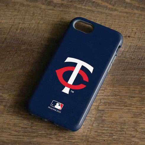 MLB Minnesota Twins - Solid Distressed iPhone 8 Pro Case