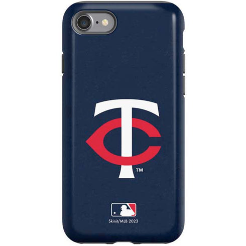 MLB Minnesota Twins - Solid Distressed iPhone SE (2nd & 3rd Gen) Pro Case