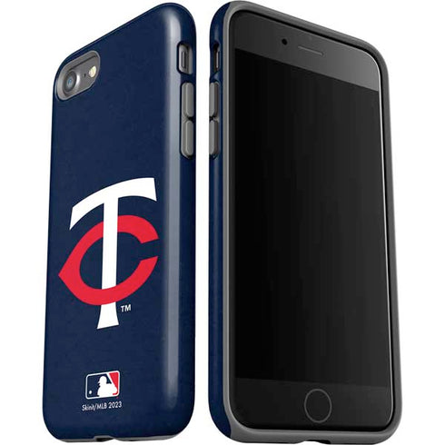 MLB Minnesota Twins - Solid Distressed iPhone SE (2nd & 3rd Gen) Pro Case