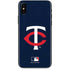 MLB Minnesota Twins - Solid Distressed iPhone X Skin