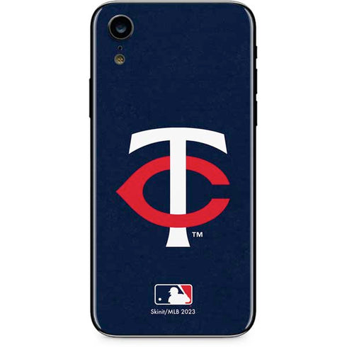 MLB Minnesota Twins - Solid Distressed iPhone XR Skin