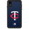 MLB Minnesota Twins - Solid Distressed iPhone XR Waterproof Case