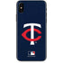 MLB Minnesota Twins - Solid Distressed iPhone XS Skin