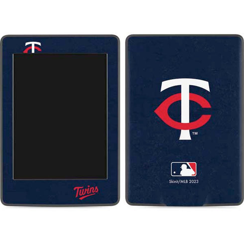 MLB Minnesota Twins - Solid Distressed Amazon Kindle Skin