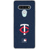 MLB Minnesota Twins - Solid Distressed LG Stylo 6 Clear Case