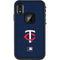MLB Minnesota Twins - Solid Distressed LifeProof Fre iPhone Skin