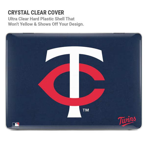 MLB Minnesota Twins - Solid Distressed MacBook Air 15in (2023-2025) Case plus Skin