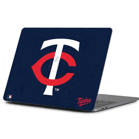 MLB Minnesota Twins - Solid Distressed Apple MacBook Pro 13-inch Skin