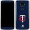 MLB Minnesota Twins - Solid Distressed Moto E5 Plus Skin