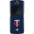 MLB Minnesota Twins - Solid Distressed Motorola RAZR Skin