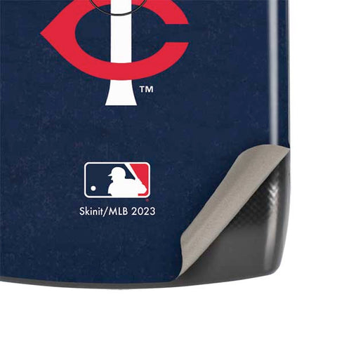 MLB Minnesota Twins - Solid Distressed Motorola RAZR Skin
