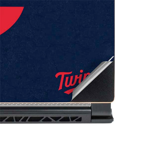 MLB Minnesota Twins - Solid Distressed MSI GS65 Stealth Laptop Skin