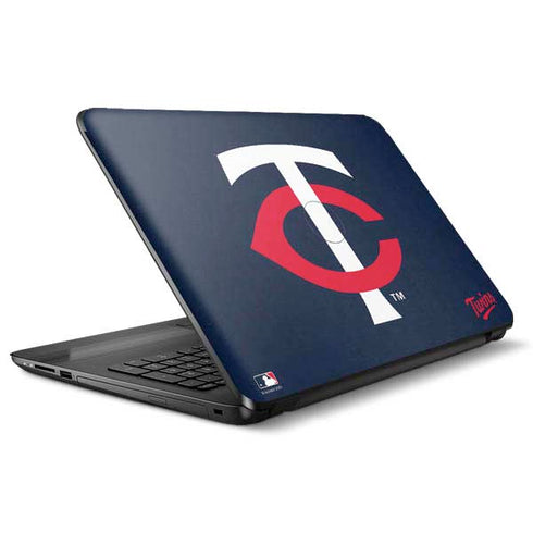 MLB Minnesota Twins - Solid Distressed HP Notebook Skin