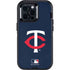 MLB Minnesota Twins - Solid Distressed Otterbox Defender iPhone Skin