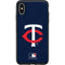MLB Minnesota Twins - Solid Distressed Otterbox Symmetry iPhone Skin