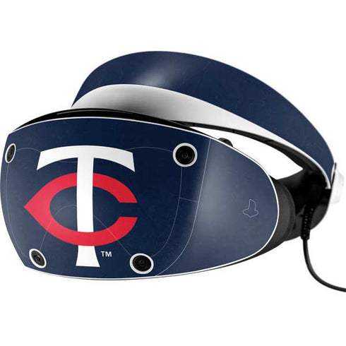 MLB Minnesota Twins - Solid Distressed PlayStation VR2 Skin