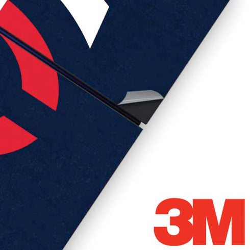 MLB Minnesota Twins - Solid Distressed PS4 Console and Controller Bundle Skin