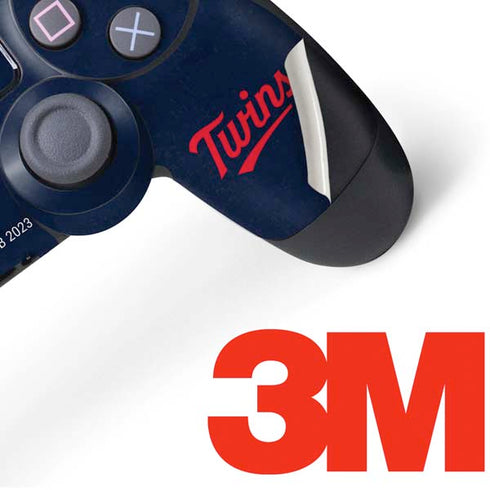 MLB Minnesota Twins - Solid Distressed PS4 Controller Skin