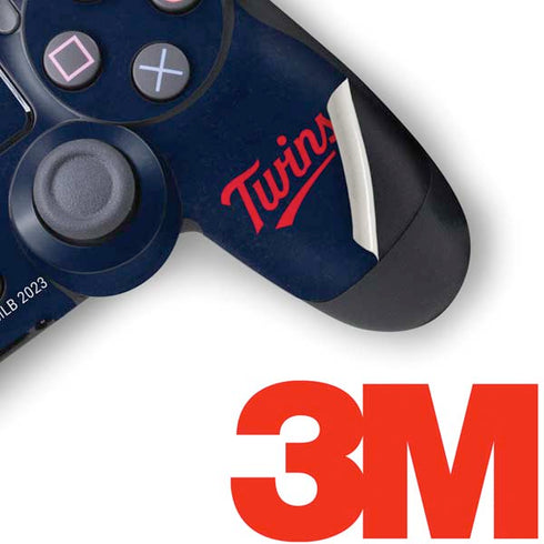 MLB Minnesota Twins - Solid Distressed PS4 Pro/Slim Controller Skin