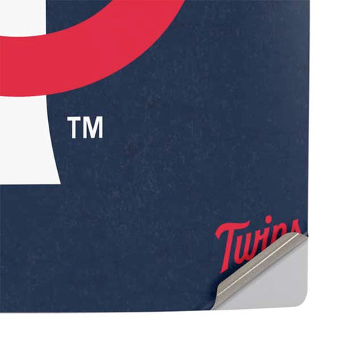 MLB Minnesota Twins - Solid Distressed PS5 Console Skin