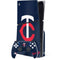 MLB Minnesota Twins - Solid Distressed PS5 Slim Disk Bundle Skin