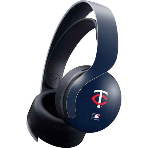 MLB Minnesota Twins - Solid Distressed PULSE 3D Wireless Headset for PS5 Skin