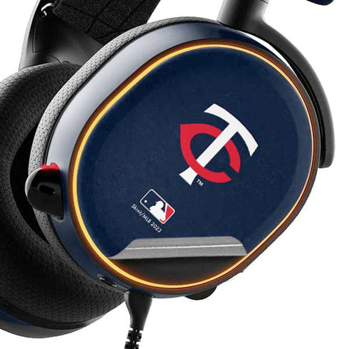 MLB Minnesota Twins - Solid Distressed SteelSeries Arctis 3 Skin
