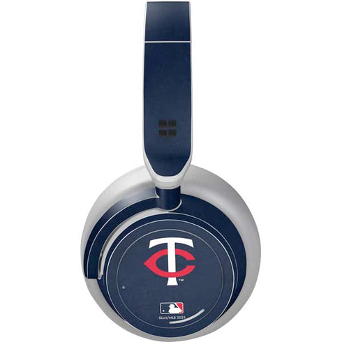 MLB Minnesota Twins - Solid Distressed Surface Headphones Skin