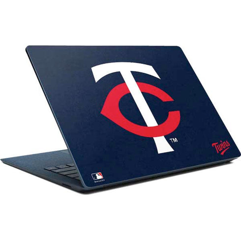 MLB Minnesota Twins - Solid Distressed Surface Laptop Skin