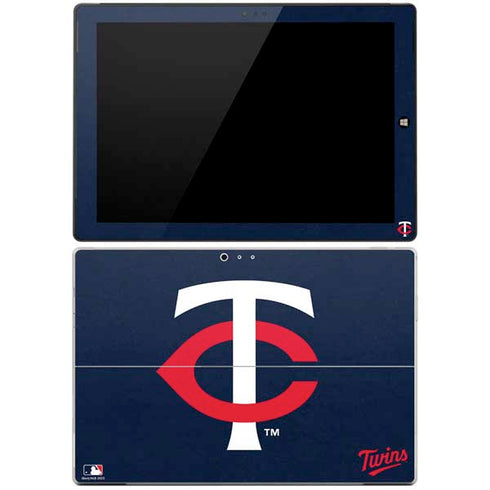 MLB Minnesota Twins - Solid Distressed Surface Pro 3 Skin