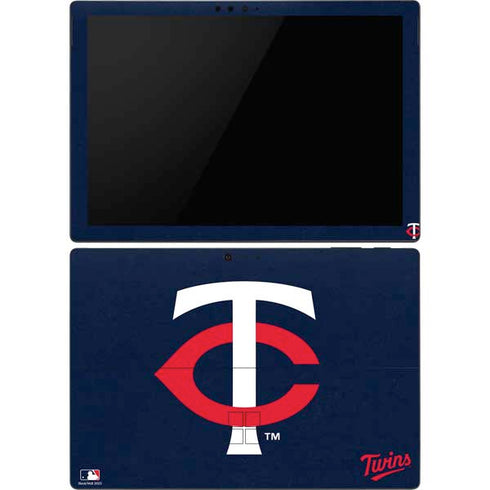 MLB Minnesota Twins - Solid Distressed Surface Pro 6 Skin