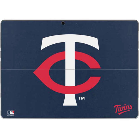 MLB Minnesota Twins - Solid Distressed Surface Pro 9 Skin