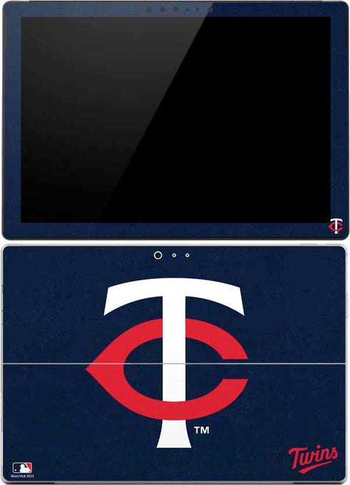 MLB Minnesota Twins - Solid Distressed Surface Pro (2017) Skin