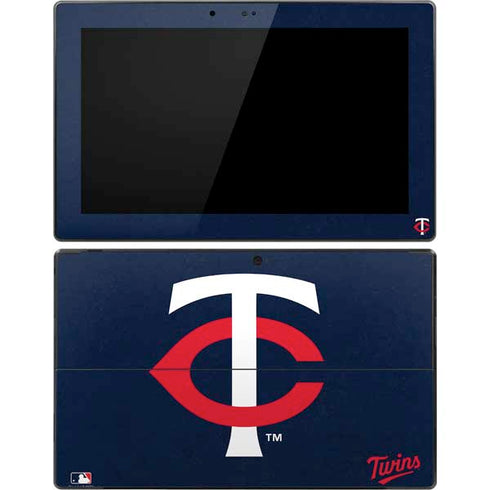 MLB Minnesota Twins - Solid Distressed Surface Pro Tablet Skin
