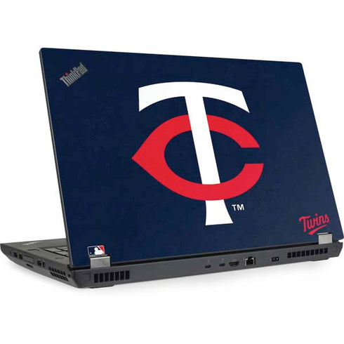MLB Minnesota Twins - Solid Distressed Lenovo ThinkPad Skin